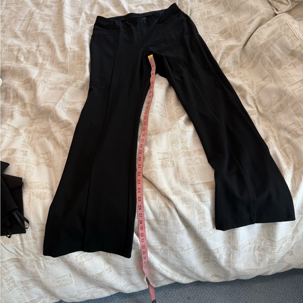 INC international concepts Black Flared wide leg Pants size 12 - Picture 9 of 10